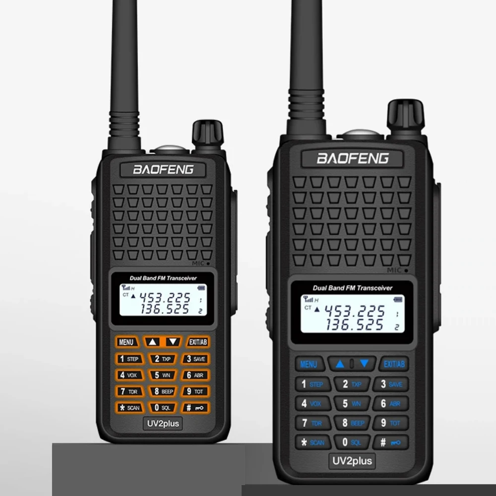 Best Baofeng BF-UV2Plus Waterproof Walkie talkie Long Range 10km Baofeng UV2PLUS dual band Ham Radio HF Transceiver UHF VHF