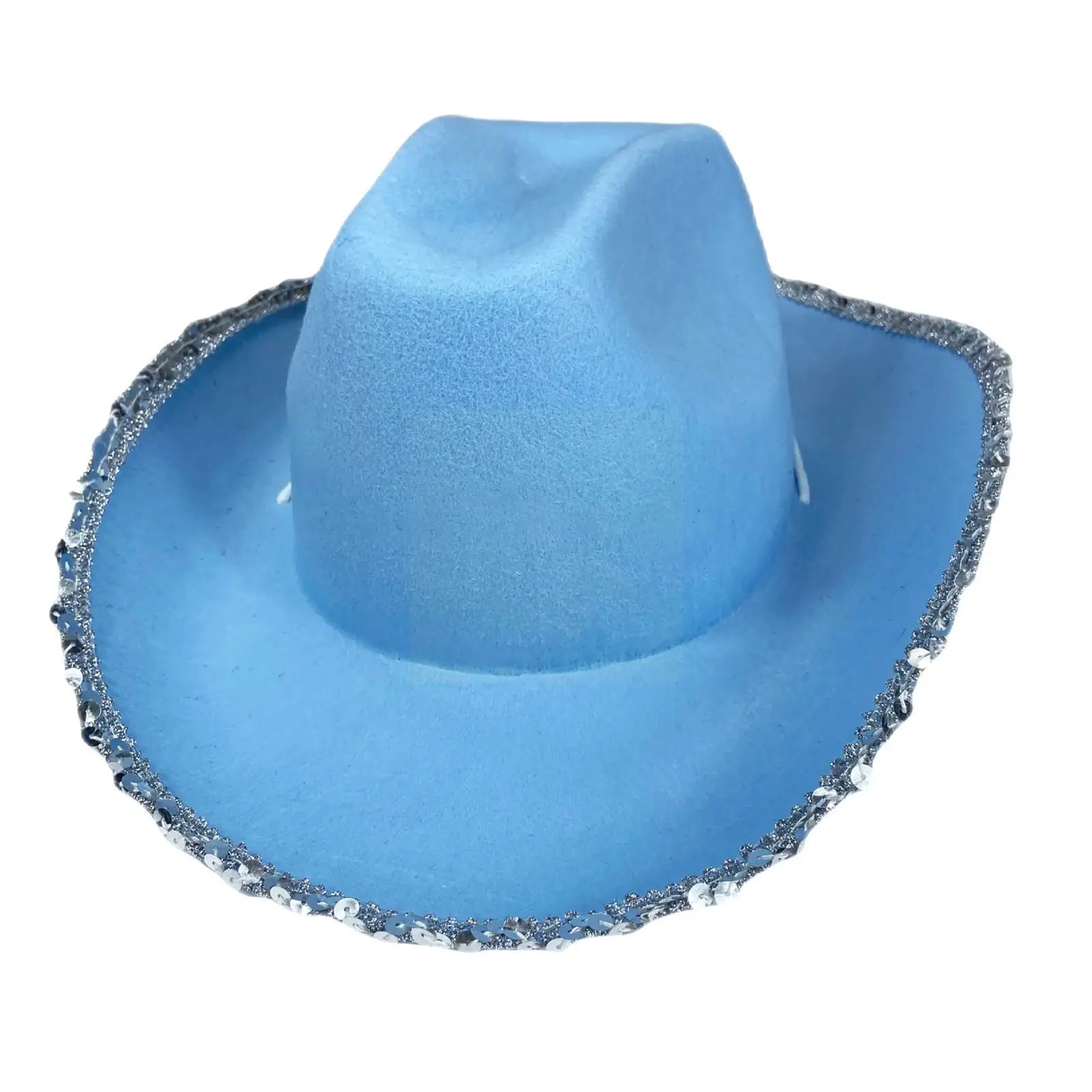 

Ковбойские шапки в западном стиле, голубые ковбойские шапки, шапка Cowgirl для женщин, реквизит для фотографий, бандана, ковбойские шляпы для женщин, фетровая шляпа M4N8