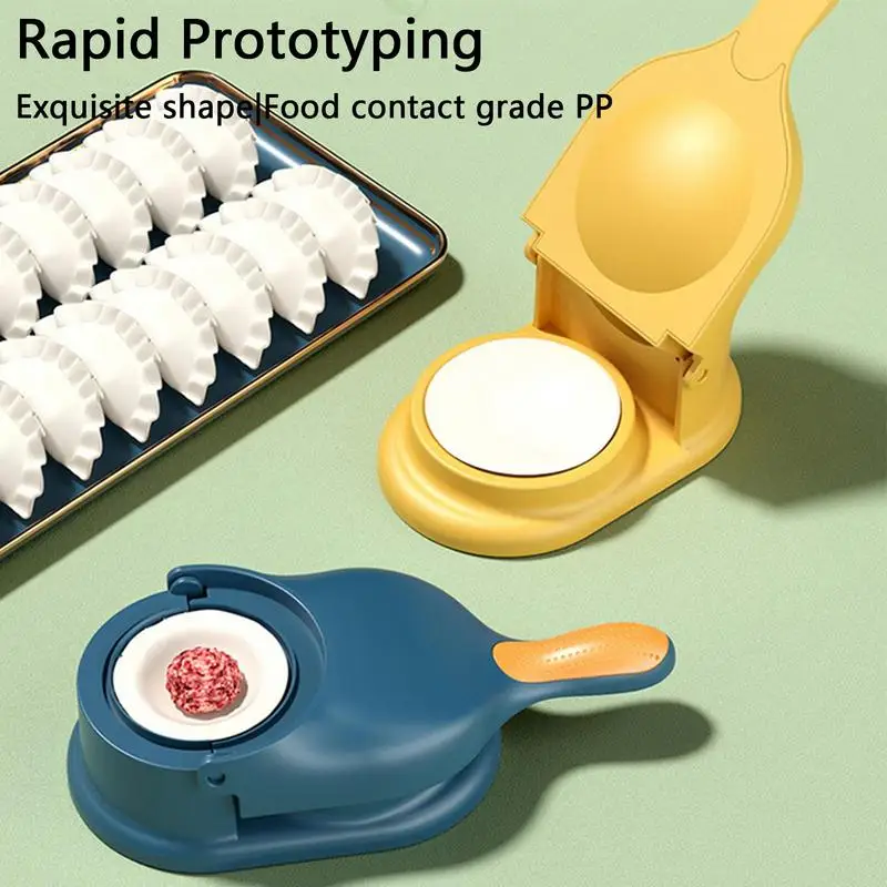 

Dumpling Wrapper Maker 2 in 1 Manual Dough Press Dumpling Maker DIY Dumpling Mould Dough Press Tool Dumpling Making Artifact