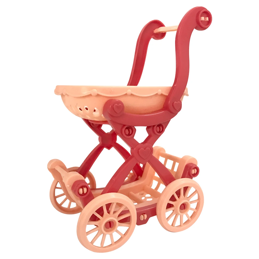 

1 шт., мини-тележка на коляску NK, детская тележка для покупок, мебель, игрушки для куклы Барби, кукла Келли, аксессуары 1:12