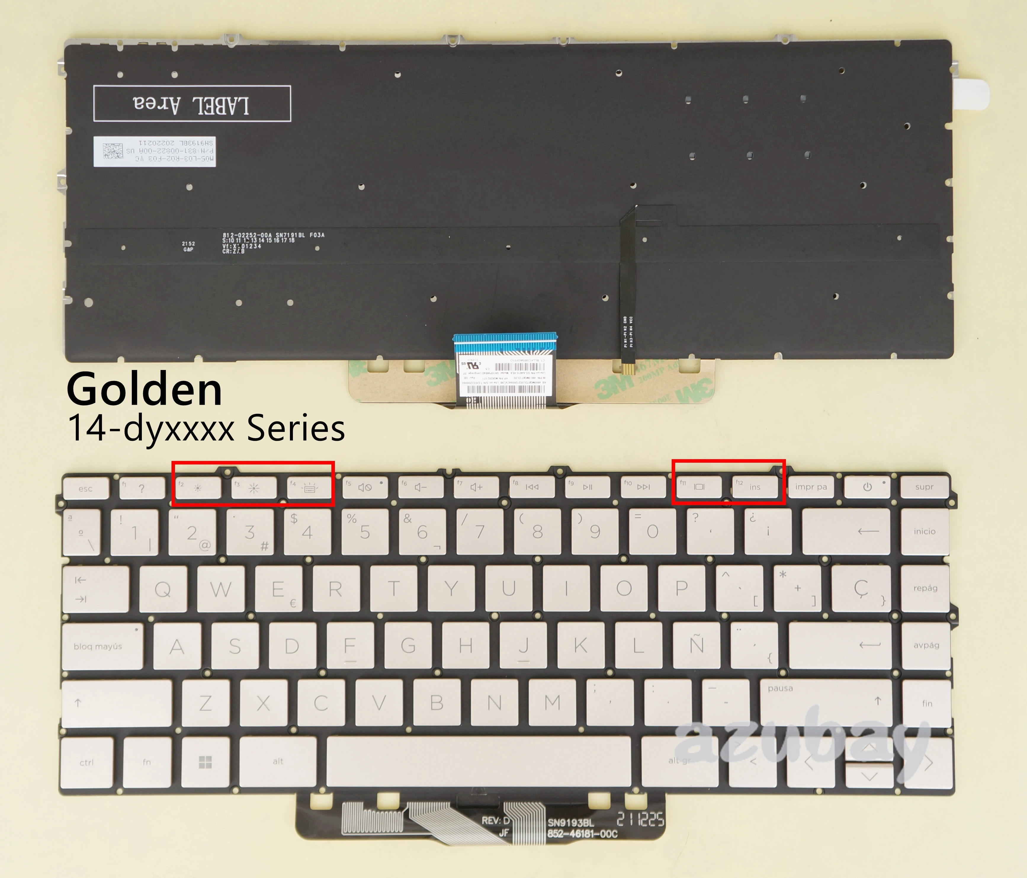 dy0011la, dy0012la, dy0013la, dy0501la, dy0502la, dy0503la, dy0504la, retroiluminado