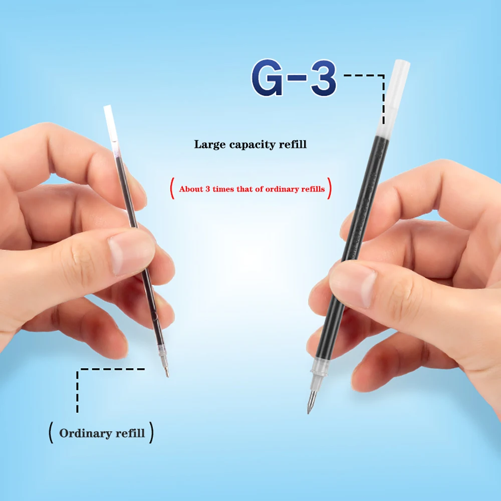 Ручка-пилот гелевая в японском стиле супер гладкая большой емкости 0 5 мм 1 шт.