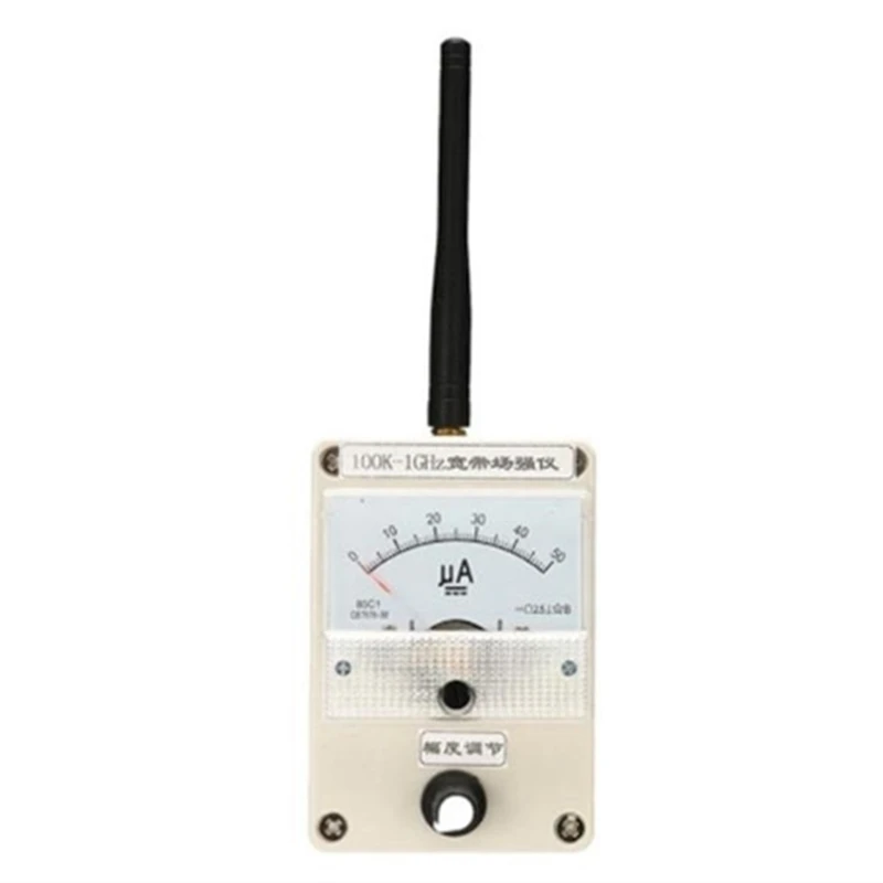 

100Khz-1000Mhz Field Strength Indicator Meter RF Signal Level Meter + Antenna
