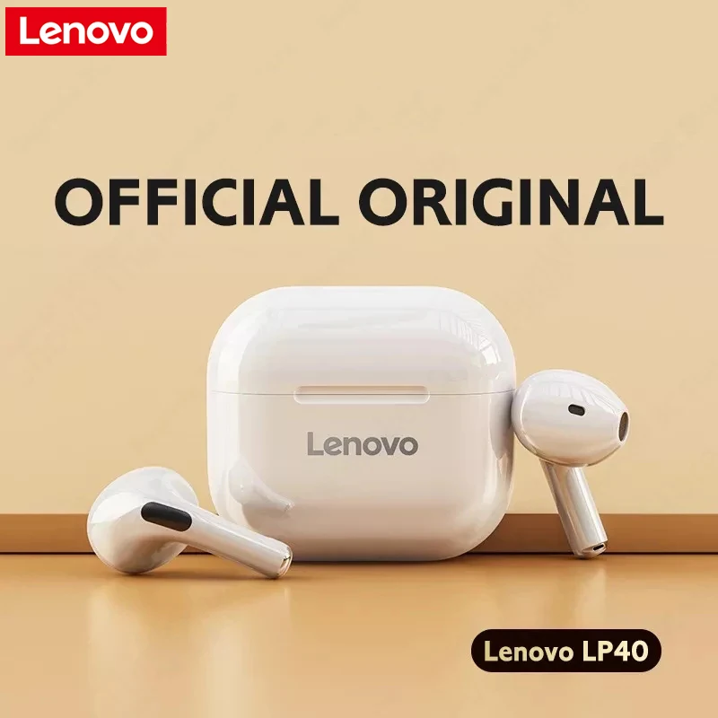 

Оригинальные беспроводные наушники Lenovo LP40, TWS, Bluetooth 5,0, двойное Стерео шумоподавление, бас, сенсорное управление, длительный режим ожидания, ...