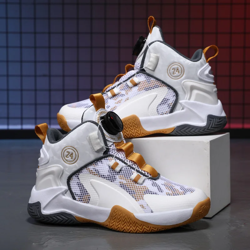 Детская Баскетбольная обувь Нескользящие кроссовки для мальчиков детская