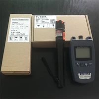 full set mini tl 520 optical power meter with vfl 10mw 10km visual fault locator tl520a fiber tester 2 in 1 group