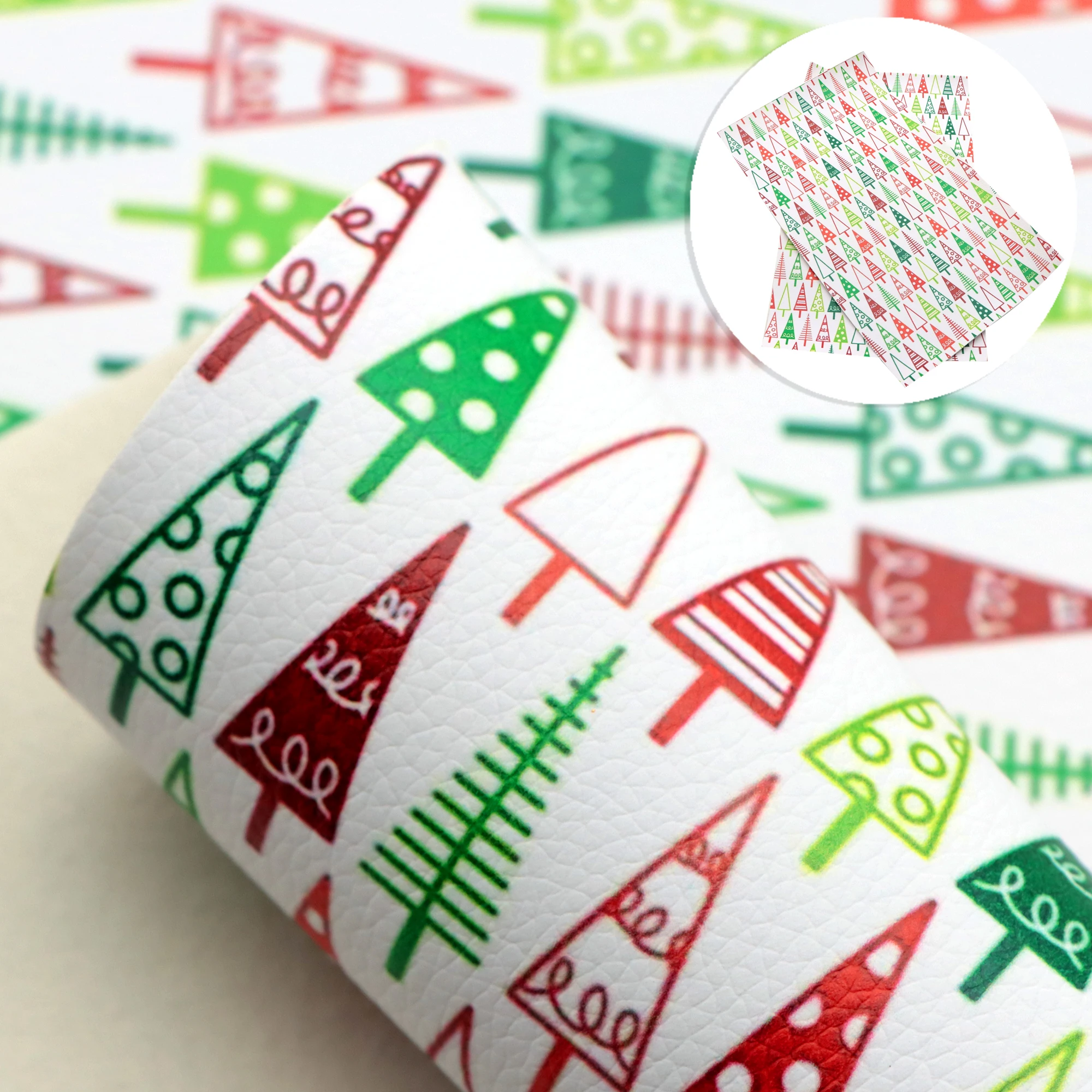 Листы из искусственной кожи с рисунком личи 20*33 см |