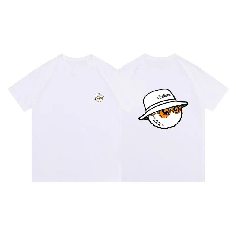 

Golf T-shirt Men's Women's Summer Cotton Golf Short Sleeve Top Fashion Couple Loose Golf Clothing Men's