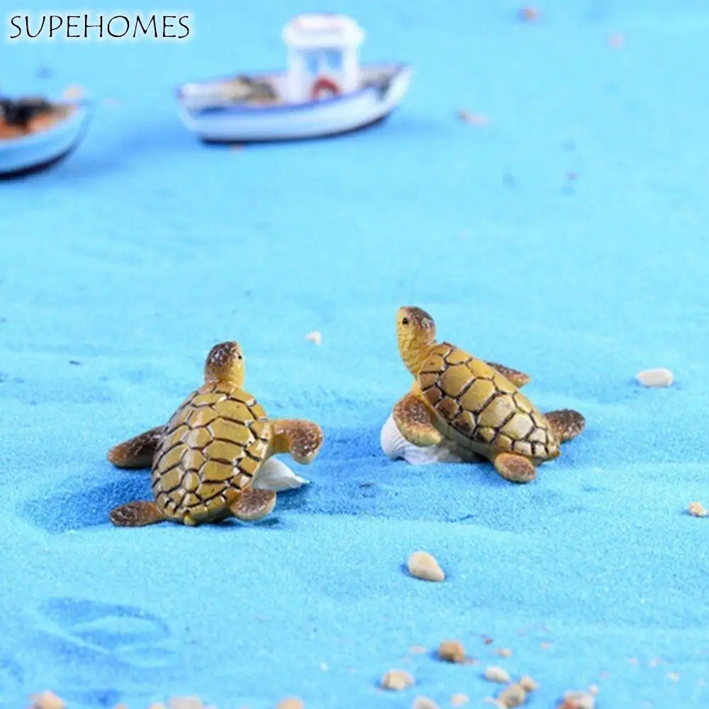 

Mini Turtle Model Resin Turtle Doll Garden Miniature Fish Tank Accessories DIY Fish Tank Landscape Decoration Simulation Models