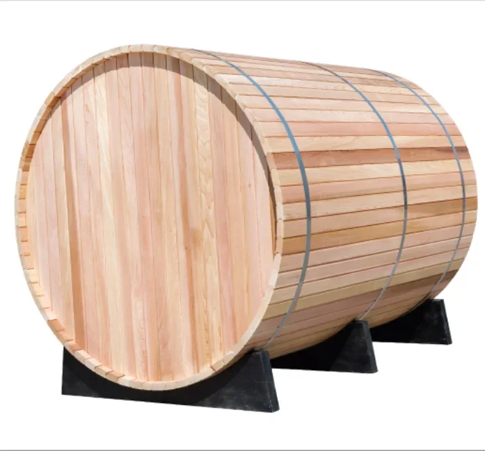 2022 Канадская сосна/хамлок/красный кедр уличная бочковая сауна традиционная с