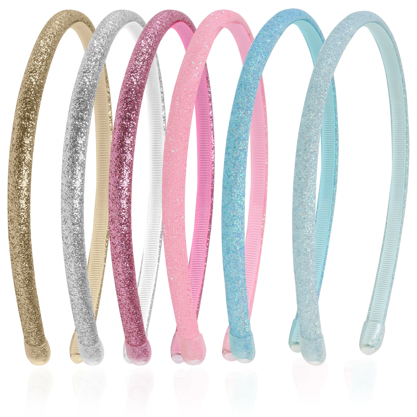 

1 Pc New Girls Glitter Hair Bands Anti-Slip Women Leather Headbands Children Kids Hair Accessories Teeth Hair Accessories Gift
