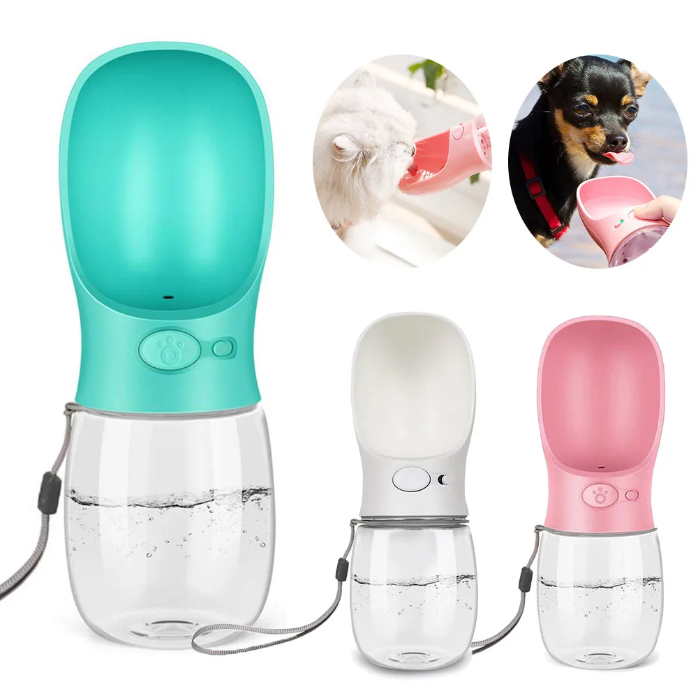 

350/550ml Pet Dog Portable Water Bottle Puppy Feeder Outdoor Travel Water Bottle Feeding Puppy Drinking Supplies Pet Supplies