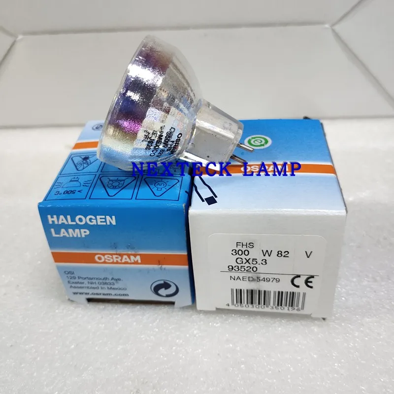 

Halogen lamp cup 93520 FHS 82V300W slide projector cup bubble Kodak instrument bulb
