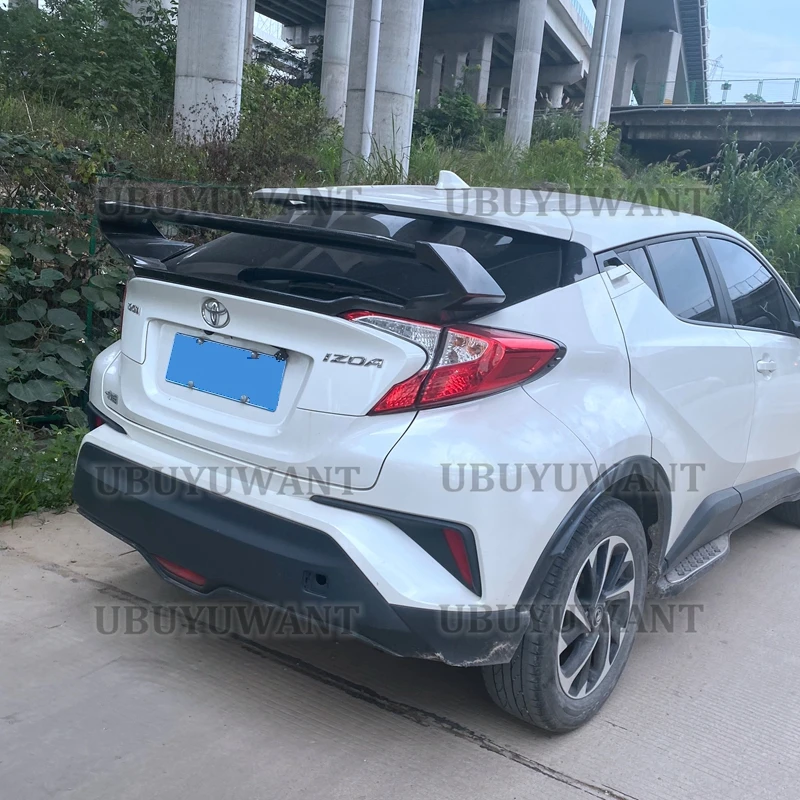 

Для Toyota CHR C-HR 2016 2017 2018 2019 2020 2021, высококачественный материал ABS, Автомобильный задний багажник, крыло, спортивные аксессуары, комплект кузова