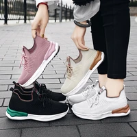 womens casual shoes spring and autumn new wedge heel platform sneakers lace up fashion womens shoes lightweight walking shoes