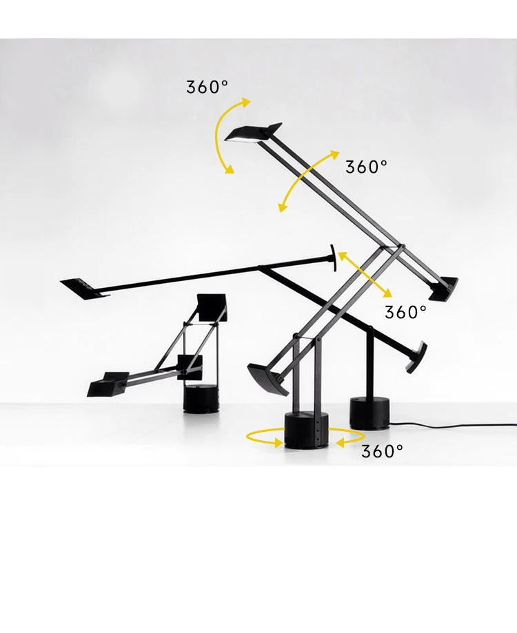 Напольная Лампа в скандинавском итальянском стиле регулируемый металлический