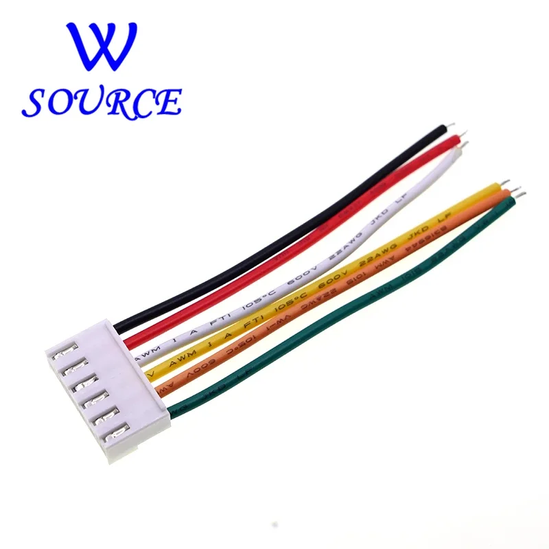 10 шт. 22AWG VH3.96 кабель JST VH 3 96 мм односторонний гнездовой разъем для корпуса