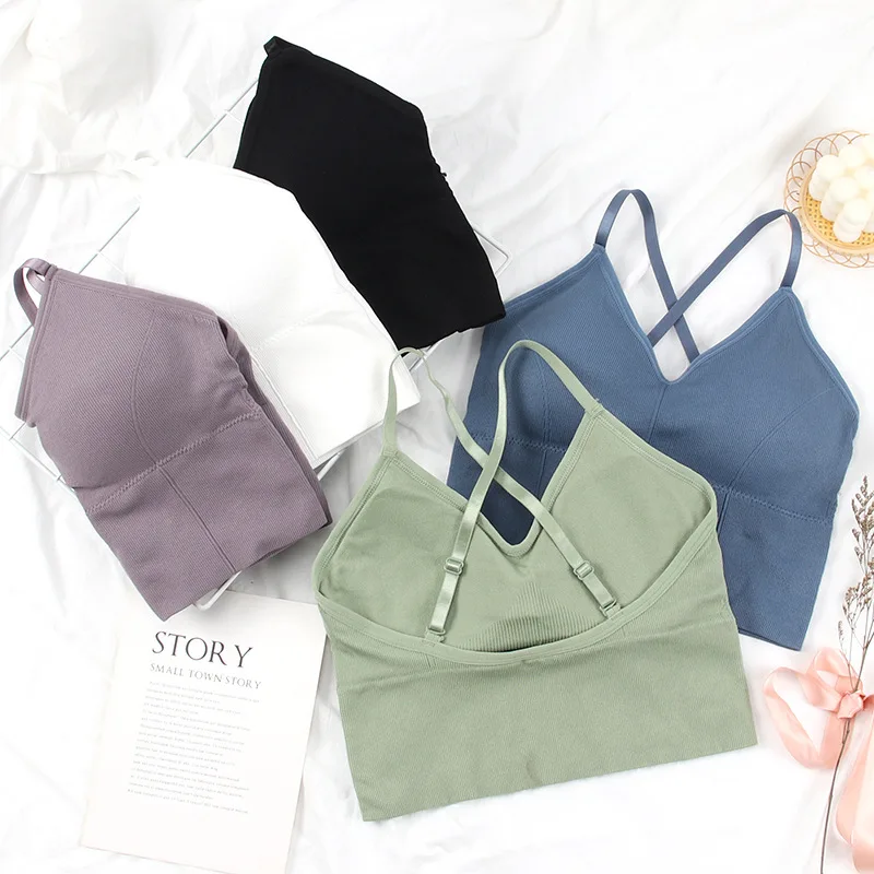 

Новые спортивные бюстгальтеры с перекрестной спинкой, женские сексуальные дышащие бюстгальтеры для фитнеса, йоги, бега, топы для красивой с...