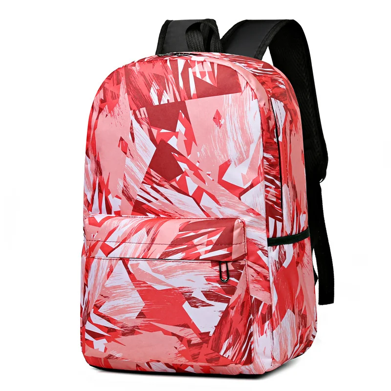 

Cheap Graffiti Schoolbags Girls Satchel Casual Red Printed Daypack Students Book School Bags Boys Teenage Light Back Bag Zip Up