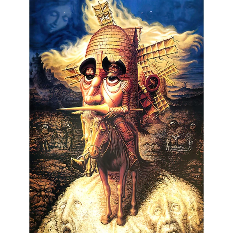 

Алмазная живопись 5D «сделай сам», картина с креативным портретом, полноразмерная, круглая, наборы для вышивки, мозаика, домашний декор