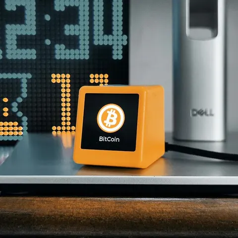 Настольные часы GeekMagic Smalltv-pro с отображением курса биткоина