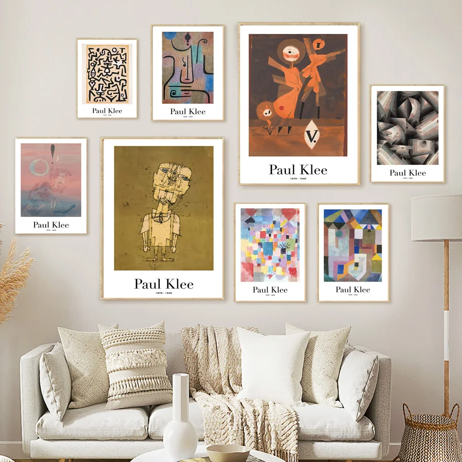 Абстрактная печать на холсте BESTEN &quotПризрак Genius Paul Klee&quot