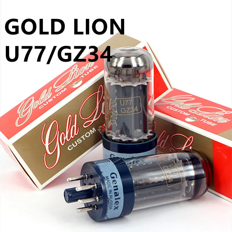

Vacuum Tube GOLD LION U77/GZ34 Replace 5AR4 5Z4P 5U4G 274B Factory Test And Match