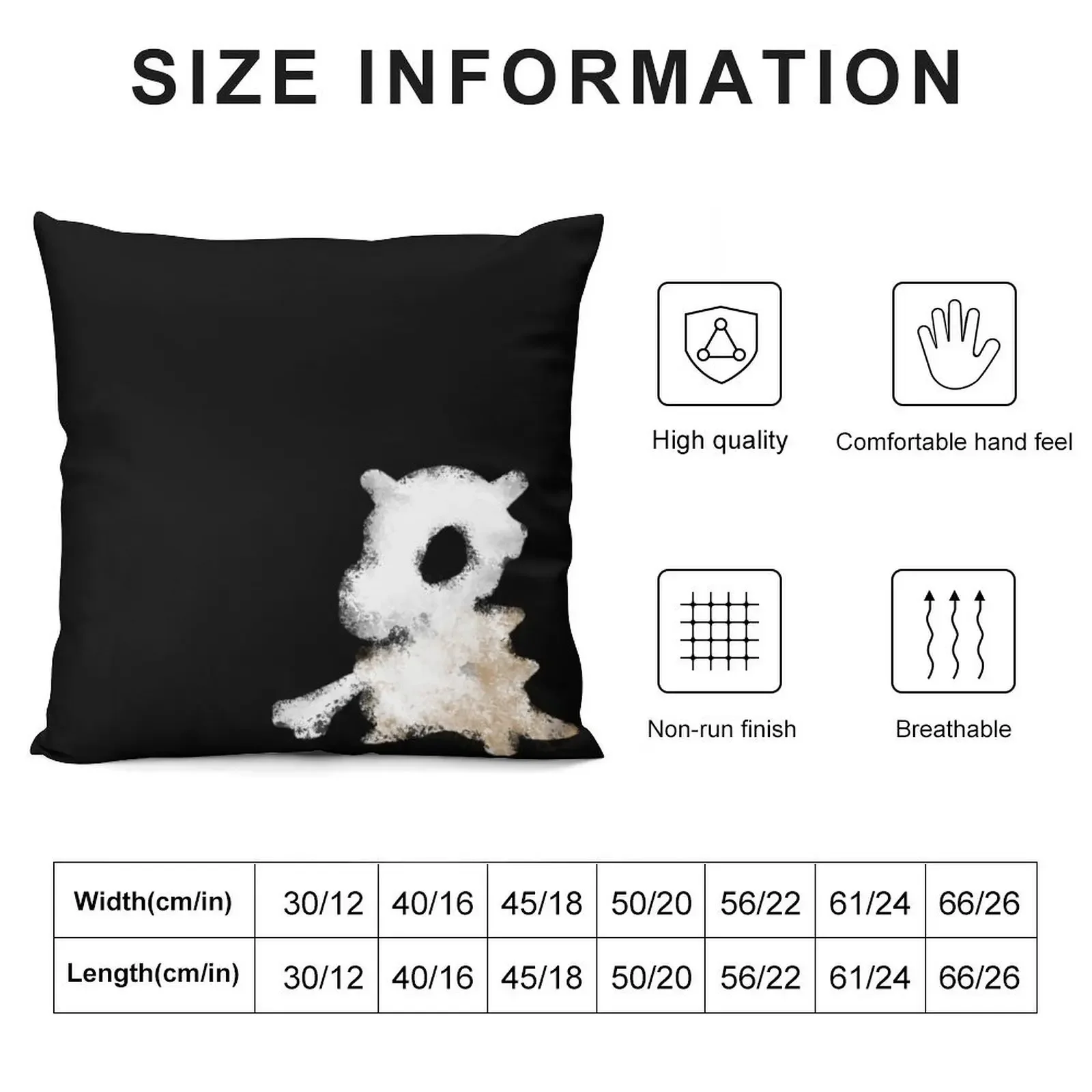 Подушка Lonely Cubone рождественские чехлы для подушек осенняя наволочка декоративные