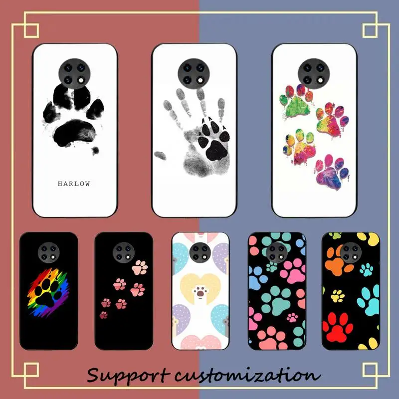 

Yinuoda Dog Paw Phone Case for Redmi 8 9 9A for Samsung J5 J6 Note9 for Huawei NOVA3E Mate20lite cover