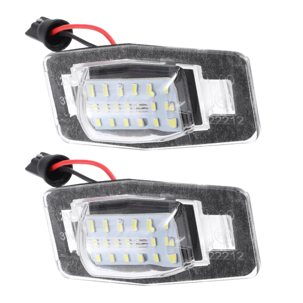 Фото NC1051270C YL8Z13550AA Ксеноновый белый светодиодный светильник номерного знака, подходит для Mazda Miata MX-5 1999-2005 NC1051270A NC1051270B ABS №1