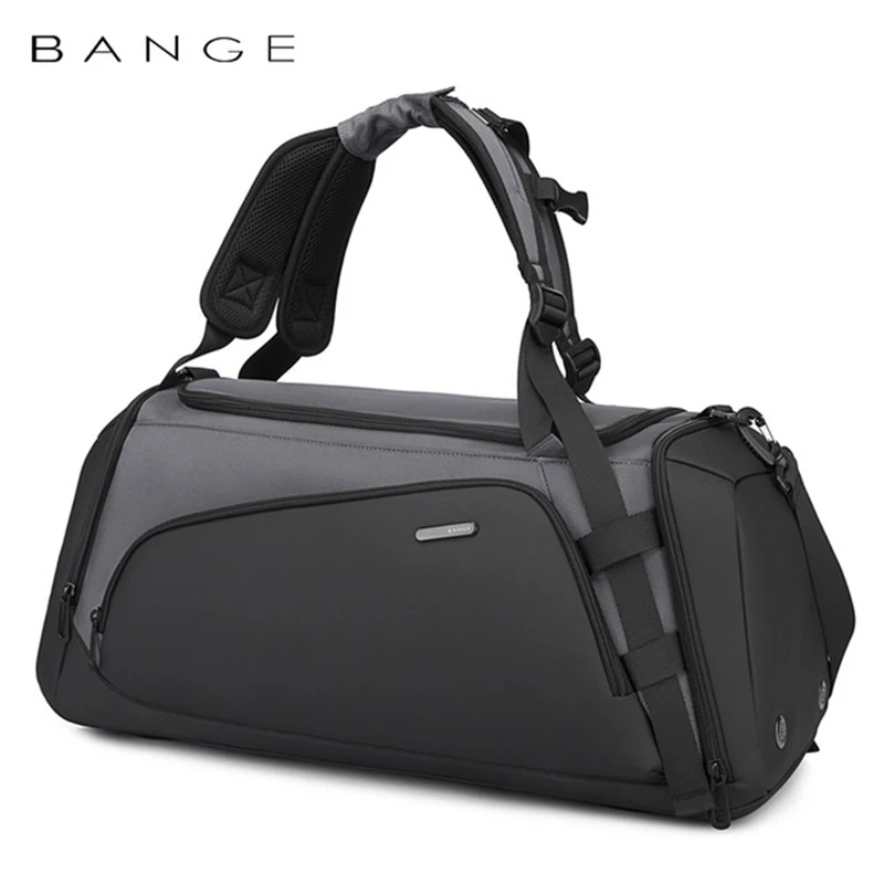 BANGE New Men Gym Bags For Fitness Training Outdoor Travel Sport Bag Multifunction Handbag Yoga Swimming Waterproof Bags