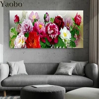 full squareround drill 5d diy diamond painting chinese peony trends embroidery cross stitch flowers design art 5d home decor