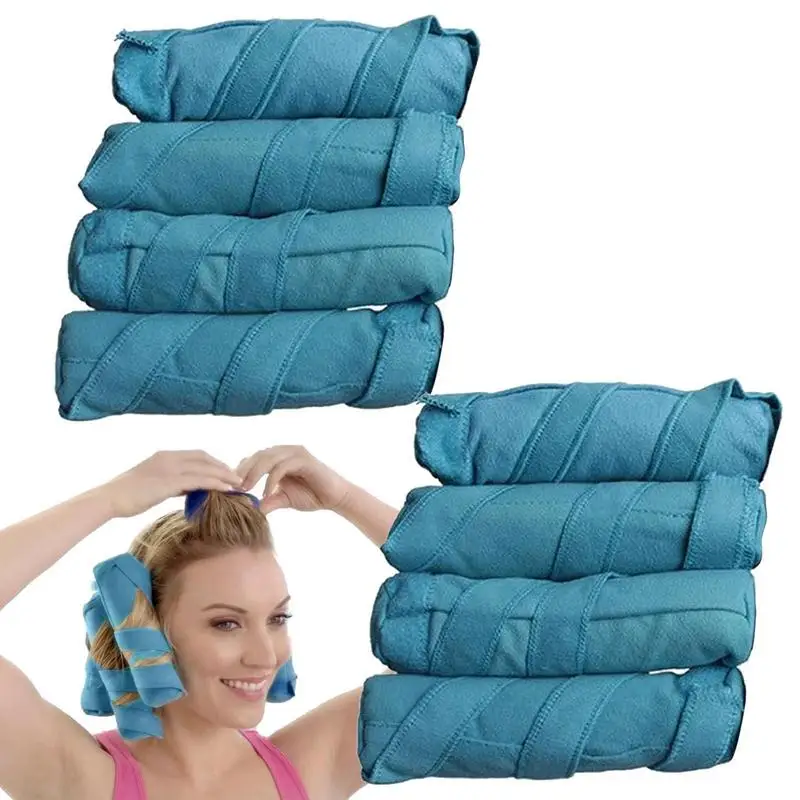 

Heat-free Nighttime Hair Curlers Lazy Hair Curlers Double-sided Fleece Sponge Hairband Soft Hair Rollers Thick Dry And Wet Hair