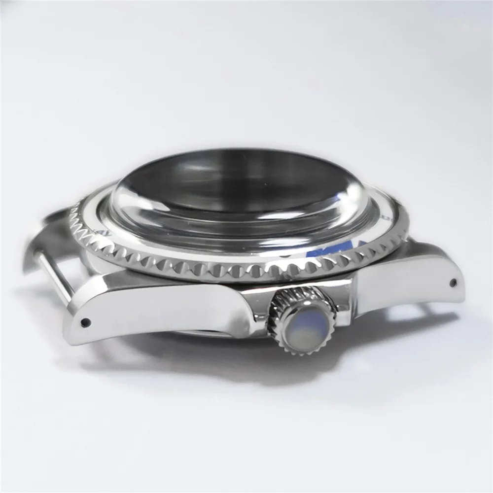 39.5MM Retro Watch Case + Strap for NH35/NH36 Movement Modified Stainless Steel Vintage Cases Retro Watchband Watch Accessories