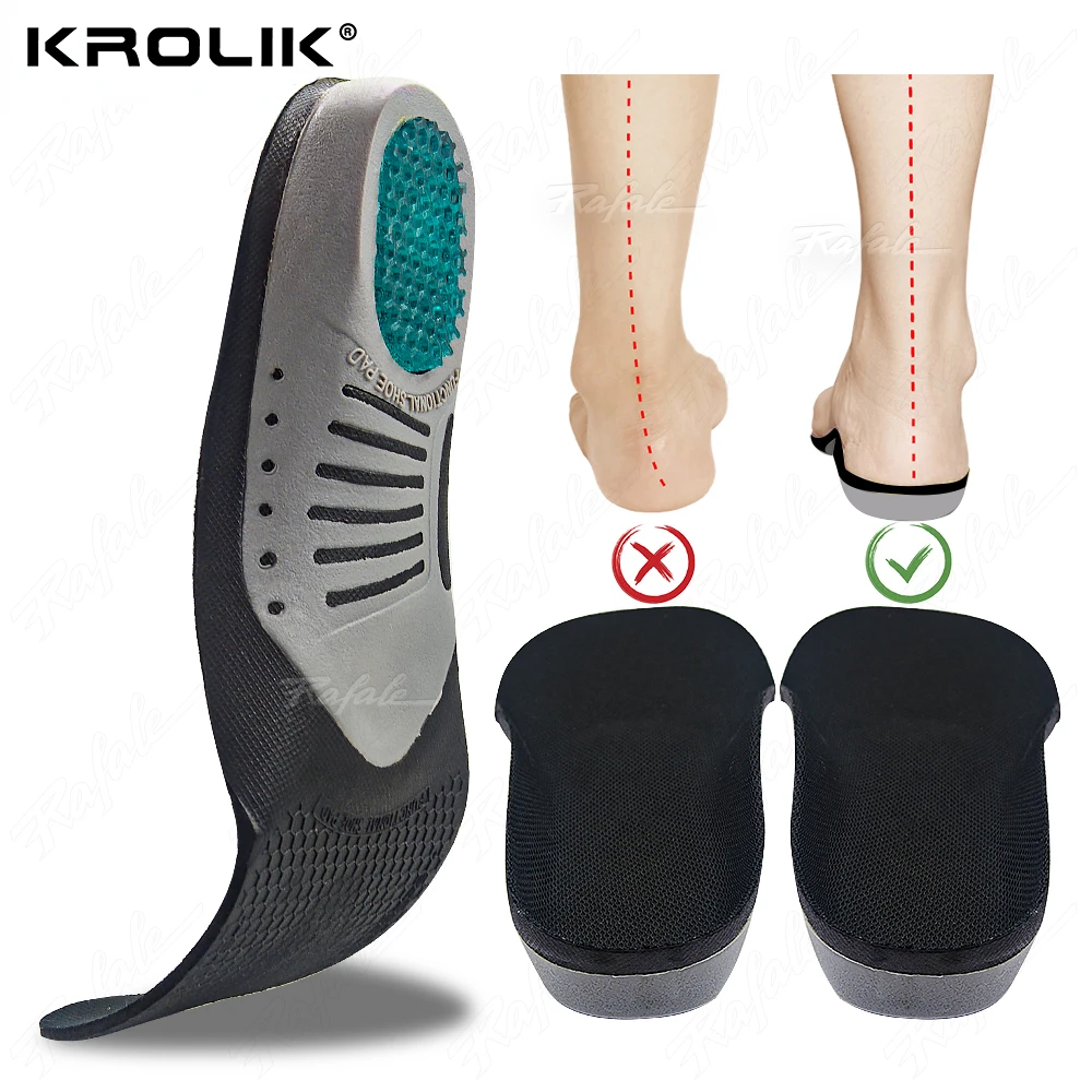 Flat Feet Template Arch Support Orthopedic Insoles,plantar Fasciitis Heel Pain Orthotics Insoles Sneakers Shoe Inserts Men Women