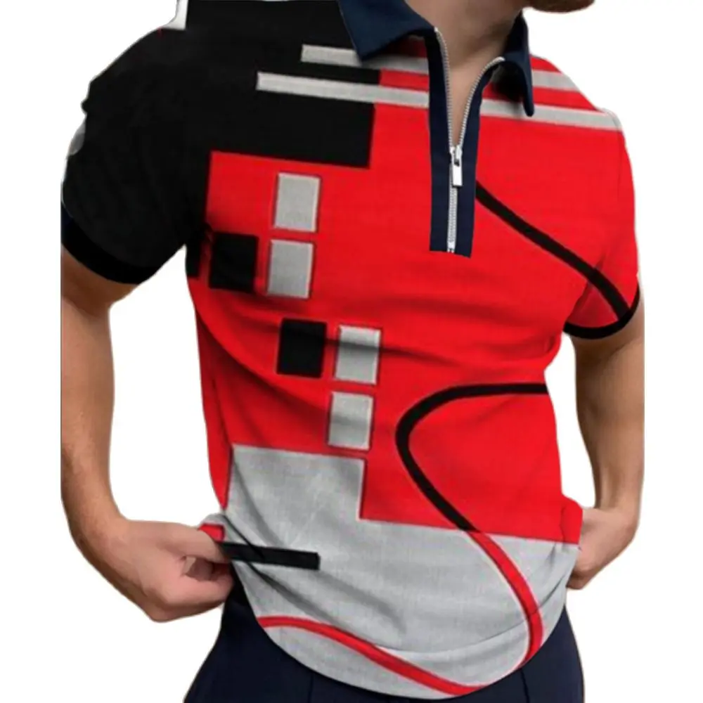 

Casual Tops Shor Sleeve Lapel T-shirt high quality For Men Polo Shirts 2022 New turn-down collar button Homme Designer Business