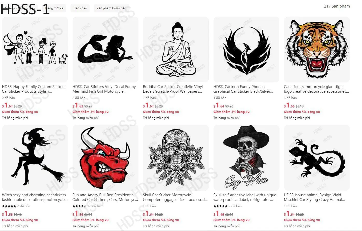 HDSS Тигр автомобильные наклейки смешные виниловые Животные на лобовое стекло