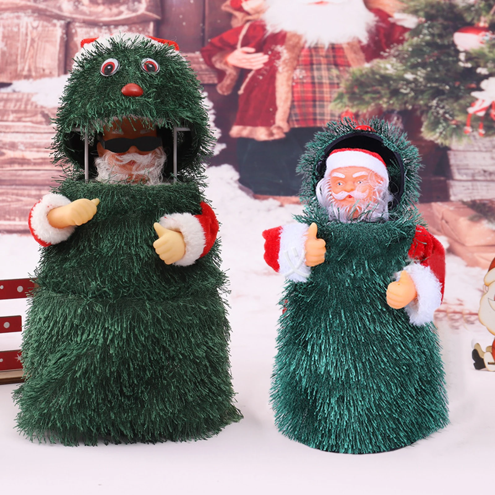 

1 Pc Electric Music Singing Dancing Christmas Tree Toys Christmas Doll Merry Christmas Decorations Plush Toy For Children