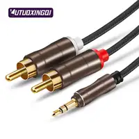 Аудиокабель Lotus с двумя разъемами 3,5 мм на 2RCA