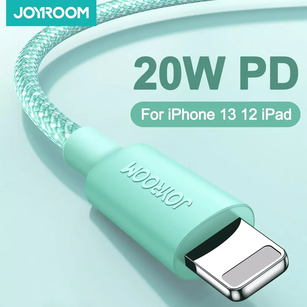 

Joyroom 20W USB C Cable for iPhone 13 12 11 Pro Max XR 8 Type C PD Fast Charging Cable USB Type C Data Wire Cord For iPhone iPad