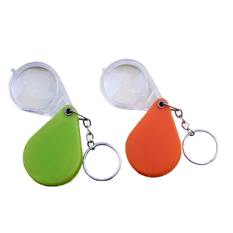 

Folding Pocket Glass Portable Compact for Travel 10x Magnification