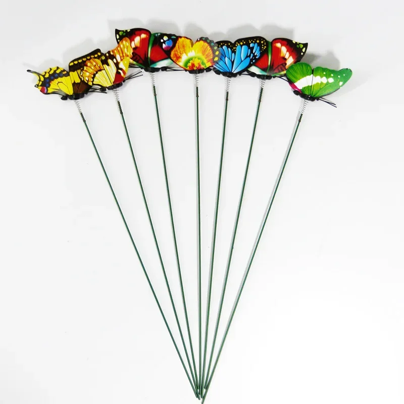 Букет бабочек садовый плантатор для двора красочные причудливые стойки-бабочки