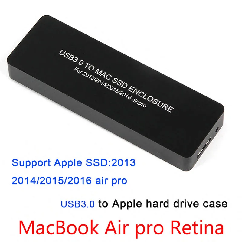 

Air Pro Retina 2013 2014 2015 /2016 Hard Drive Disk Case USB3.0 for Apple