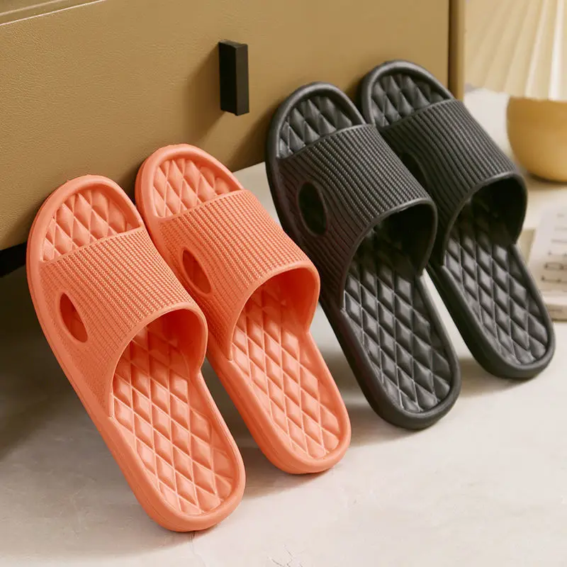 Шлепанцы унисекс мягкие однотонные Нескользящие домашние тапочки для мужчин и