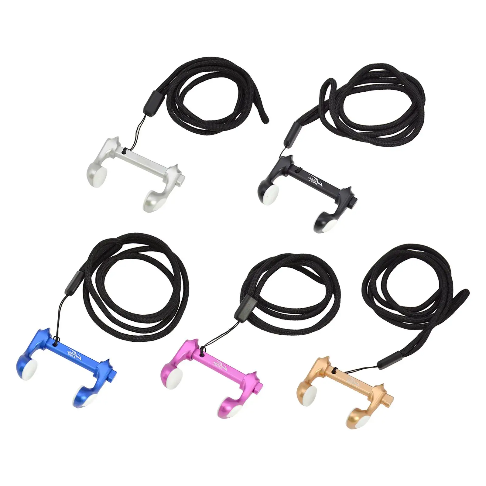 

Soft Pads Professional Diving Nose Clip with Rope Anti-lost Nose Pad, for
