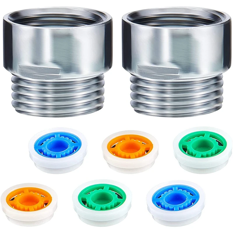 

16 Pieces Shower Flow Reducer Limiter Set, Water Restrictor, 1/2 Inch Thread Size 4, 6 And 9 L/Min For Bathroom Saving