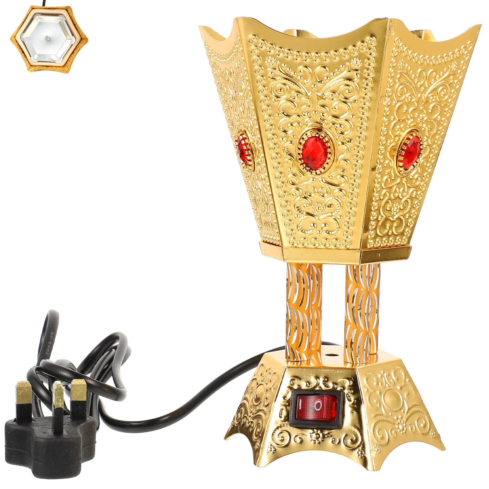 

Plug-in Burner Electric Stove Burners Home Decor Dining Table Centerpiece Decorations Iron Burner Ornament