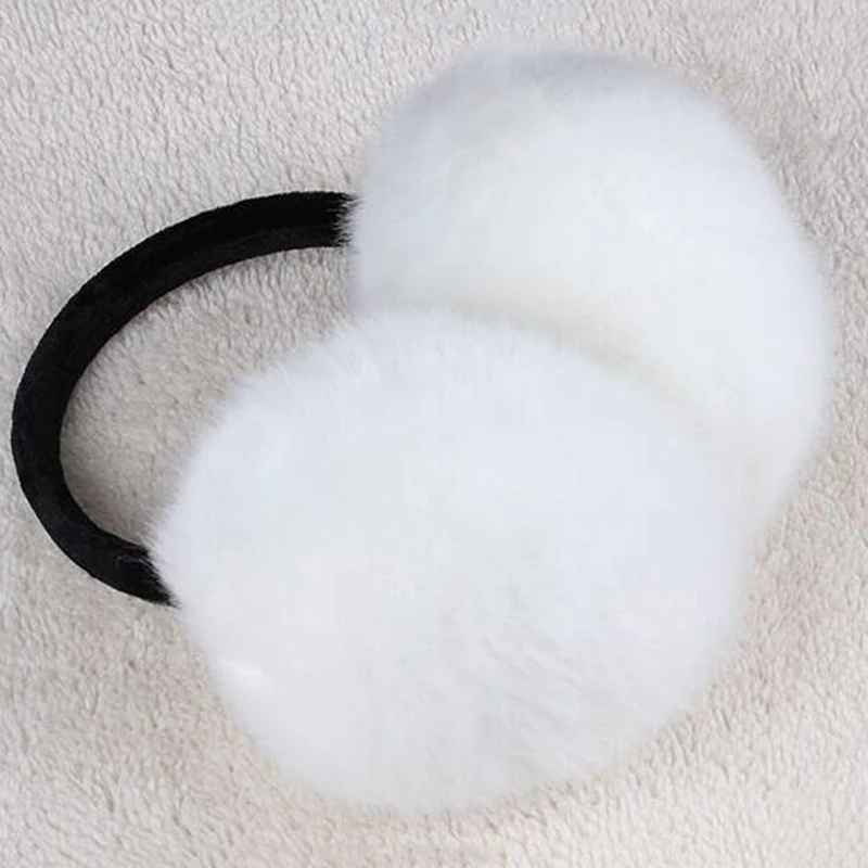 

New Winter Earmuff Imitation Rabbit Women Fur Earmuffs Winter Ear Warmers Large Plush Girls And Boys Ear Warmers Earmuffs