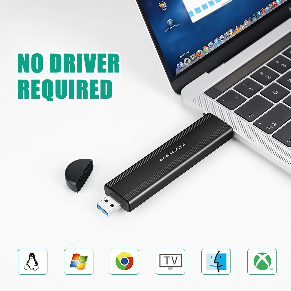 Чехол для M2 SSD Футляр NVME M.2 на USB Type C 3 1 адаптер PCIE NGFF SATA M/B Key чехол диска - купить по