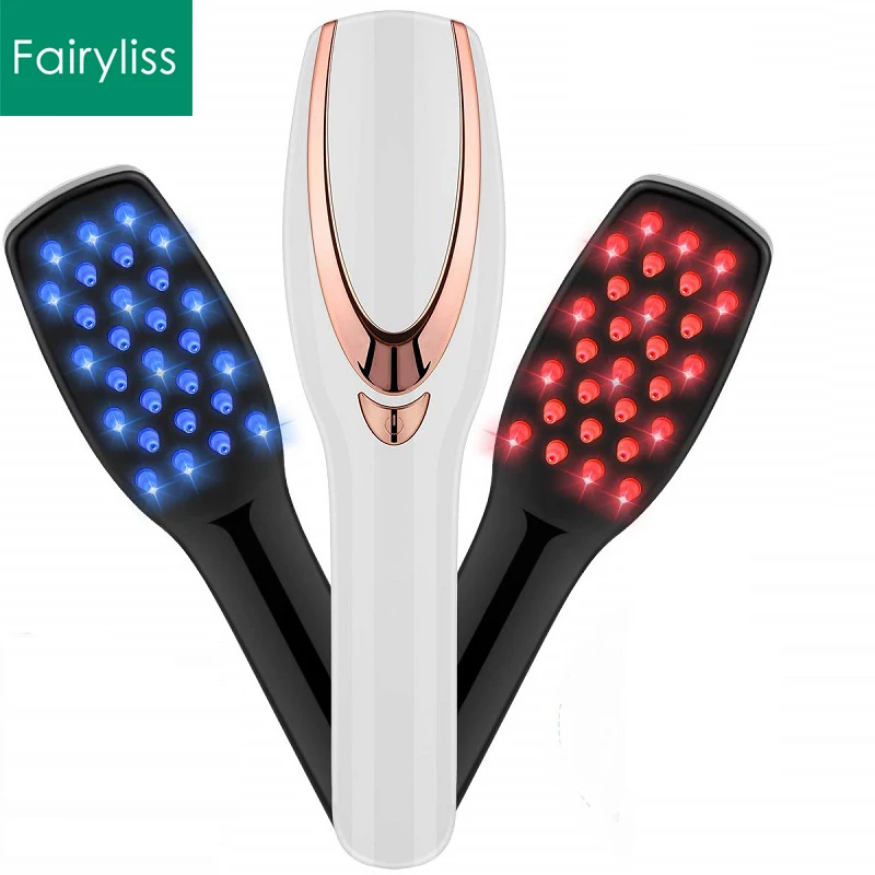 Массажер для кожи головы расческа инфракрасный Уход за волосами щетка укладки